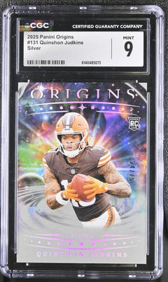 Quinshon Judkins Silver 24/75 2025 Origins #131 CGC 9-1