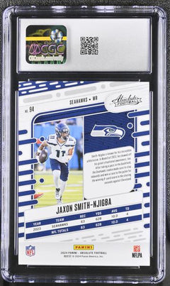 Jaxon Smith-Njigba Red Squares 264/499 2024 Absolute #94 CGC 9-2