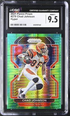 Chad Johnson Hyper 117/175 2021 Prizm #278 CGC 9.5-1