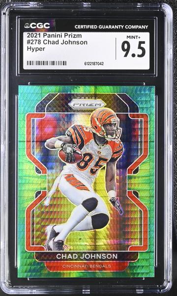 Chad Johnson Hyper 117/175 2021 Prizm #278 CGC 9.5