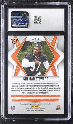 Shemar Stewart Pyramids 2025 Phoenix Autographs #211 CGC 9.5 Auto 10-2