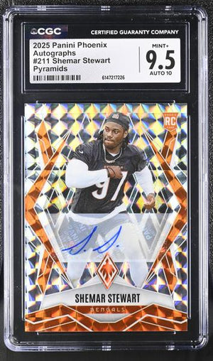 Shemar Stewart Pyramids 2025 Phoenix Autographs #211 CGC 9.5 Auto 10