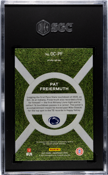 Pat Freiermuth 2021 Panini Prizm Draft Picks On Campus #OC-PF SCC 10-2