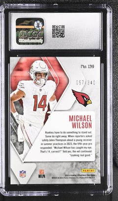 Michael Wilson Fire Burst 57/340 2023 Phoenix #139 CGC 10-2