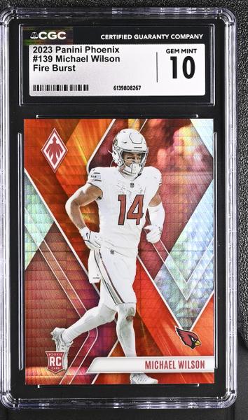 Michael Wilson Fire Burst 57/340 2023 Phoenix #139 CGC 10-1