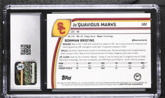 Jo'Quavious Marks 2024 Bowman University Sapphire #102 CGC 10-2