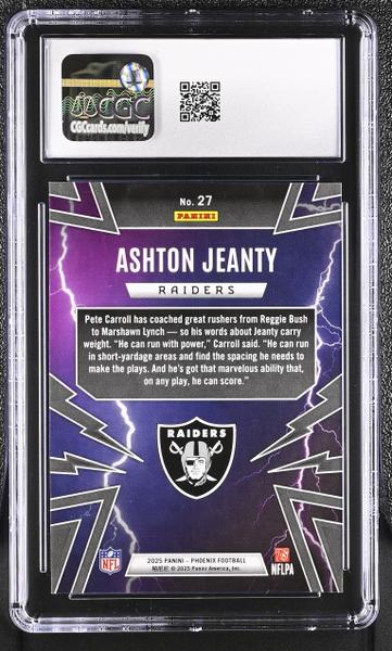 Ashton Jeanty 2025 Phoenix Thunderbirds #27 CGC 10-2