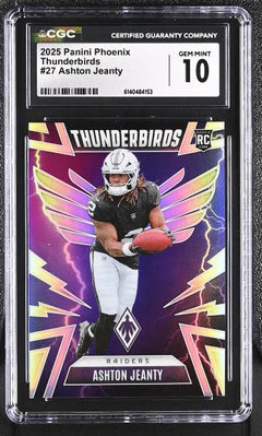 Ashton Jeanty 2025 Phoenix Thunderbirds #27 CGC 10-1