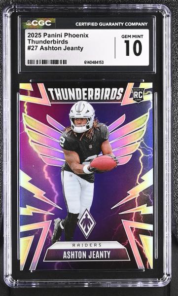 Ashton Jeanty 2025 Phoenix Thunderbirds #27 CGC 10-1