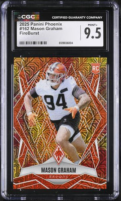 Mason Graham FireBurst 236/350 2025 Phoenix #162 CGC 9.5-1