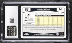 Randy Moss 2006 Topps Chrome #94 CGC 10-2