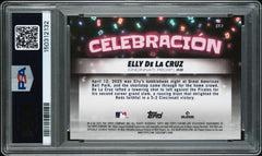 Elly De La Cruz 2025 Topps Chrome Update Celebracion #7 PSA 10-2