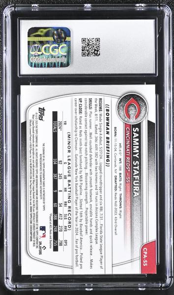 Sammy Stafura Chrome Prospects Autographs #CPA-SS CGC 10-2