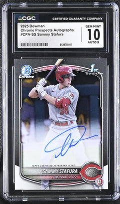 Sammy Stafura Chrome Prospects Autographs #CPA-SS CGC 10-1