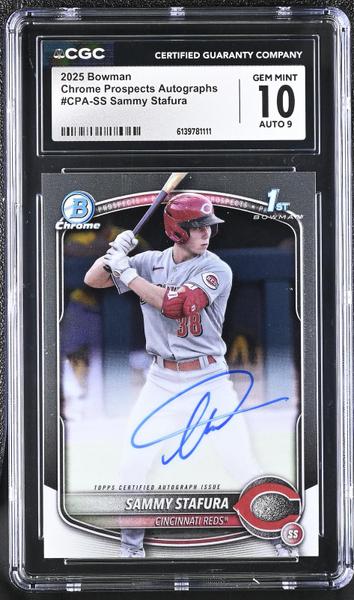 Sammy Stafura Chrome Prospects Autographs #CPA-SS CGC 10