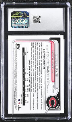 Chase Burns Refractor 2024 Draft Chrome #BDC-55 CGC 10-2