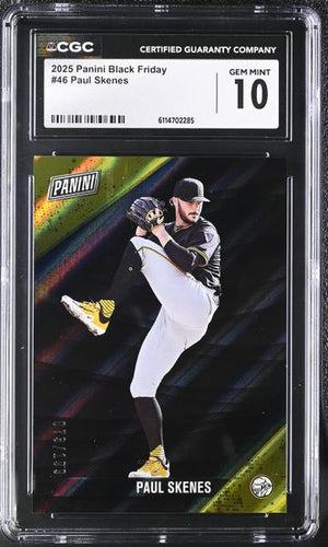Paul Skenes 2025 Black Friday #46 73/199 CGC 10