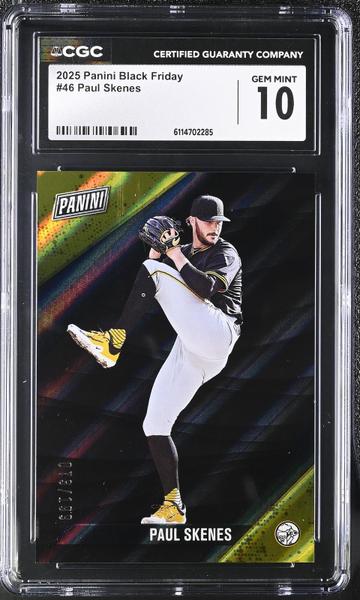 Paul Skenes 2025 Black Friday #46 73/199 CGC 10