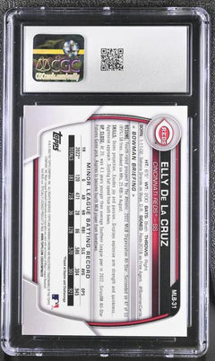 Elly De La Cruz 2023 Chrome National #MLB-31 CGC 9-2