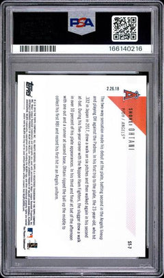 Shohei Ohtani 2018 Topps Now Spring Training #ST-7 PSA 9-2