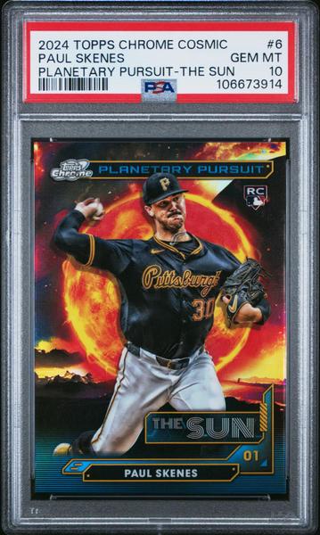 Paul Skenes 2024 Topps Cosmic Chrome Planetary Pursuit #6 PSA 10