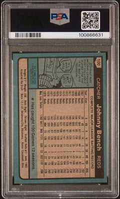 Johnny Bench 1980 Topps #100 PSA 10-2