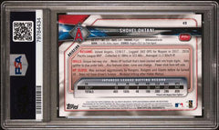 Shohei Ohtani RC 2018 Bowman Pitching Rookie #49 PSA 10-2