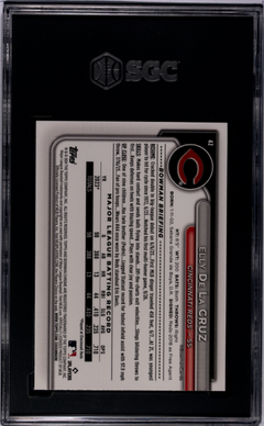 Elly De La Cruz 2024 Bowman Chrome Mega Box #42 SGC 10-2
