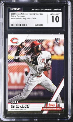 Elly De La Cruz 2024 National Trading Card Day #NTCD-GWP1 CGC 10-1