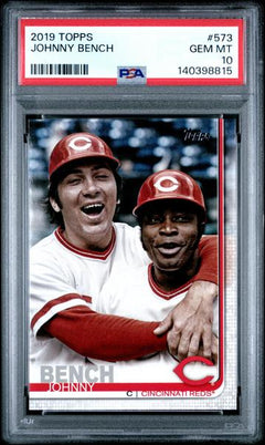 Johnny Bench 2019 Topps #573 PSA 10-1