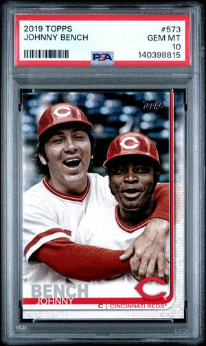 Johnny Bench 2019 Topps #573 PSA 10