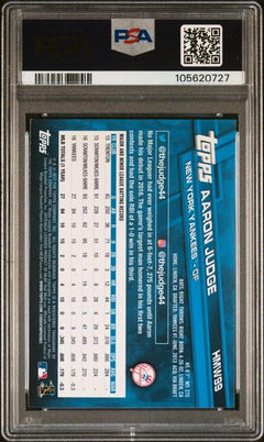 Aaron Judge 2017 Topps Holiday #99 PSA 8-2