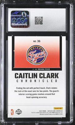 Caitlin Clark Holo 2025 Caitlin Clark Chronicled #36 CGC 9.5-2