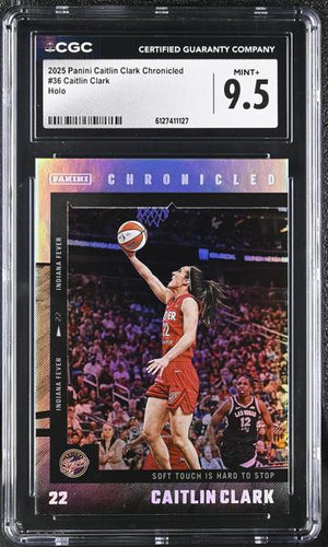 Caitlin Clark Holo 2025 Caitlin Clark Chronicled #36 CGC 9.5