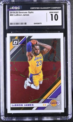 LeBron James 2019-20 Optic #60 CGC 10-1
