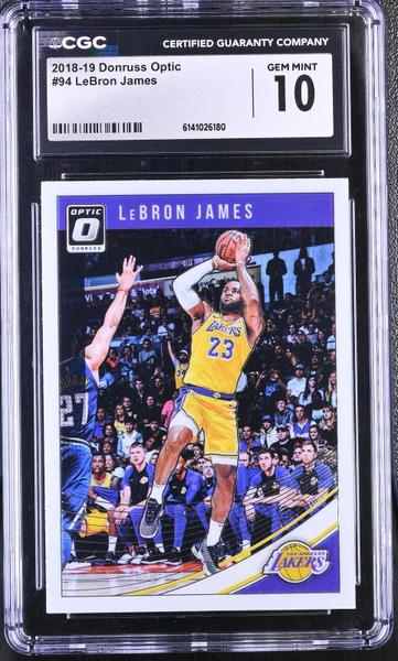LeBron James 2018-19 Optic #94 CGC 10
