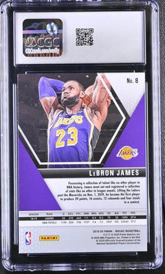 LeBron James 2019-20 Mosaic #8 CGC 10-2