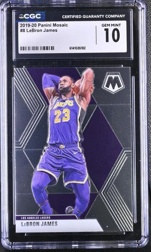 LeBron James 2019-20 Mosaic #8 CGC 10