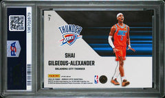 Shai Gilgeous-Alexander 2024 Panini Donruss Optic Phazes #7 PSA 9-2
