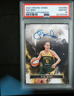Sue Bird 2023 Panini Origins Wnba Origins Autographs #OASBO PSA 10-1
