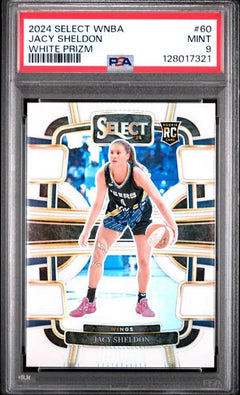 Jacy Sheldon 2024 Panini Select Wnba White Prizm #60 PSA 9-1