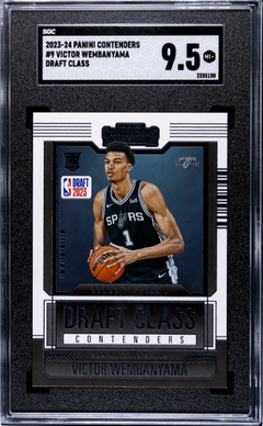 Victor Wembanyama 2023-24 Panini Contenders Draft Class #9 SGC 9.5-1