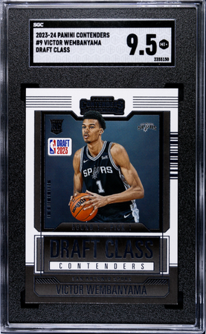 Victor Wembanyama 2023-24 Panini Contenders Draft Class #9 SGC 9.5