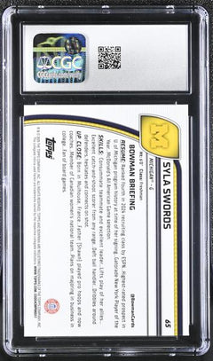 Syla Swords 2024-25 University Sapphire #65 CGC 10-2