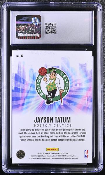 Jayson Tatum 2023-24 Phoenix Metropolis #6 CGC 9-2