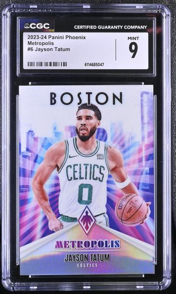 Jayson Tatum 2023-24 Phoenix Metropolis #6 CGC 9-1