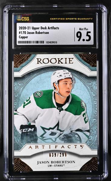 Jason Robertson Copper 2020-21 Artifacts 39/299 #170 CSG 9.5