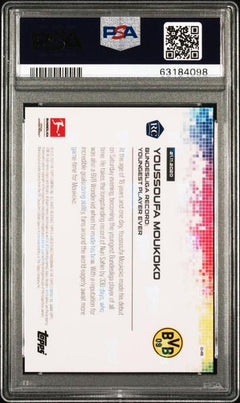 Youssoufa Moukoko 2020 Topps Now Bundesliga #45 PSA 10-2
