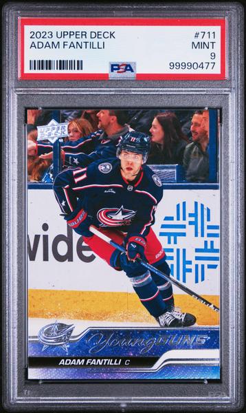 Adam Fantilli 2023 Upper Deck #711 PSA 9-1