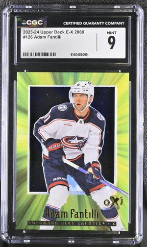 Adam Fantilli 2023-24 E-X 2000 #126 CGC 9